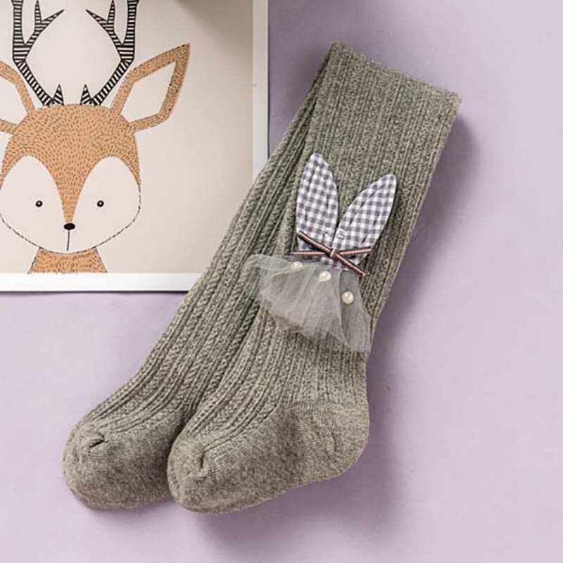 Newborn Baby Tights For Baby Girl Soft Solid Color Baby Girl Pantyhose Lovely Spring Autumn Infant Baby Meisje 0-12 Month: Grey