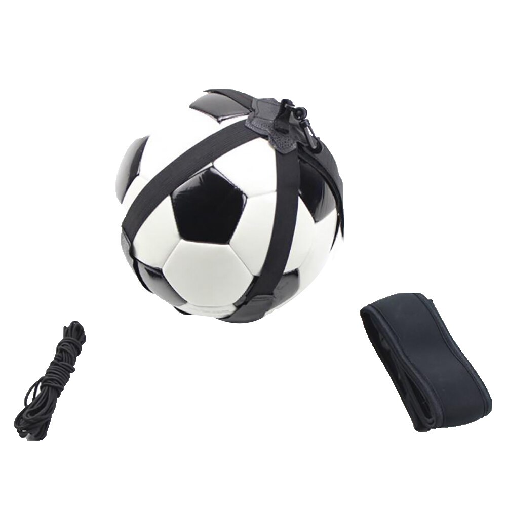 Einstellbare FußBall trete Trainer FußBall Ball Kicker Praxis Gürtel freundlicher Ausbildung Werkzeug für schießen vorbei erhalt jonglieren