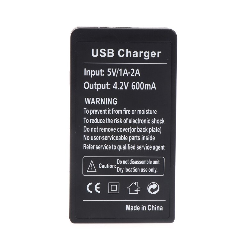 OOTDTY NP-BX1 USB Battery Charger For Sony DSC RX1 RX100 M3 WX350 WX300 HX400 Camera