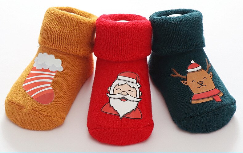 Goocheer 0-18Months Peuter Baby Meisje Jongen Kerst Mode Winter Anti-Slip Sokken Slipper Schoenen Laarzen Eerste Wandelaars