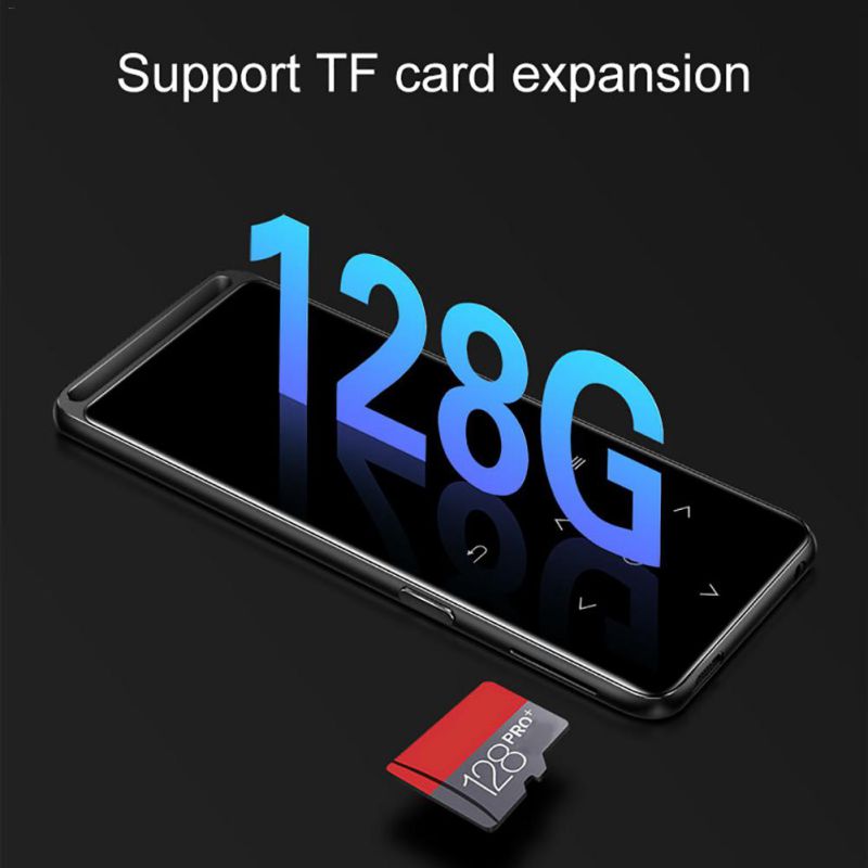 BENJIE M6 Bluetooth 5.0 Lossless 16GB MP3 Player HiFi Portable Audio Walkman With FM Radio EBook Voice Recorder for