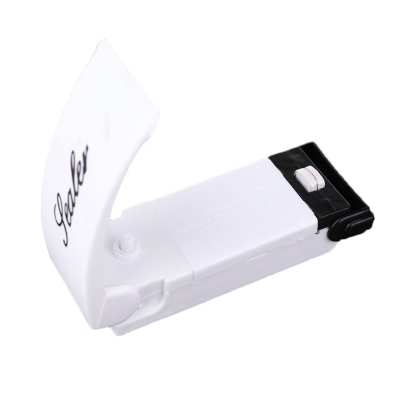 Gemak sluiter soda sluit voedsel plastic zak (wit)