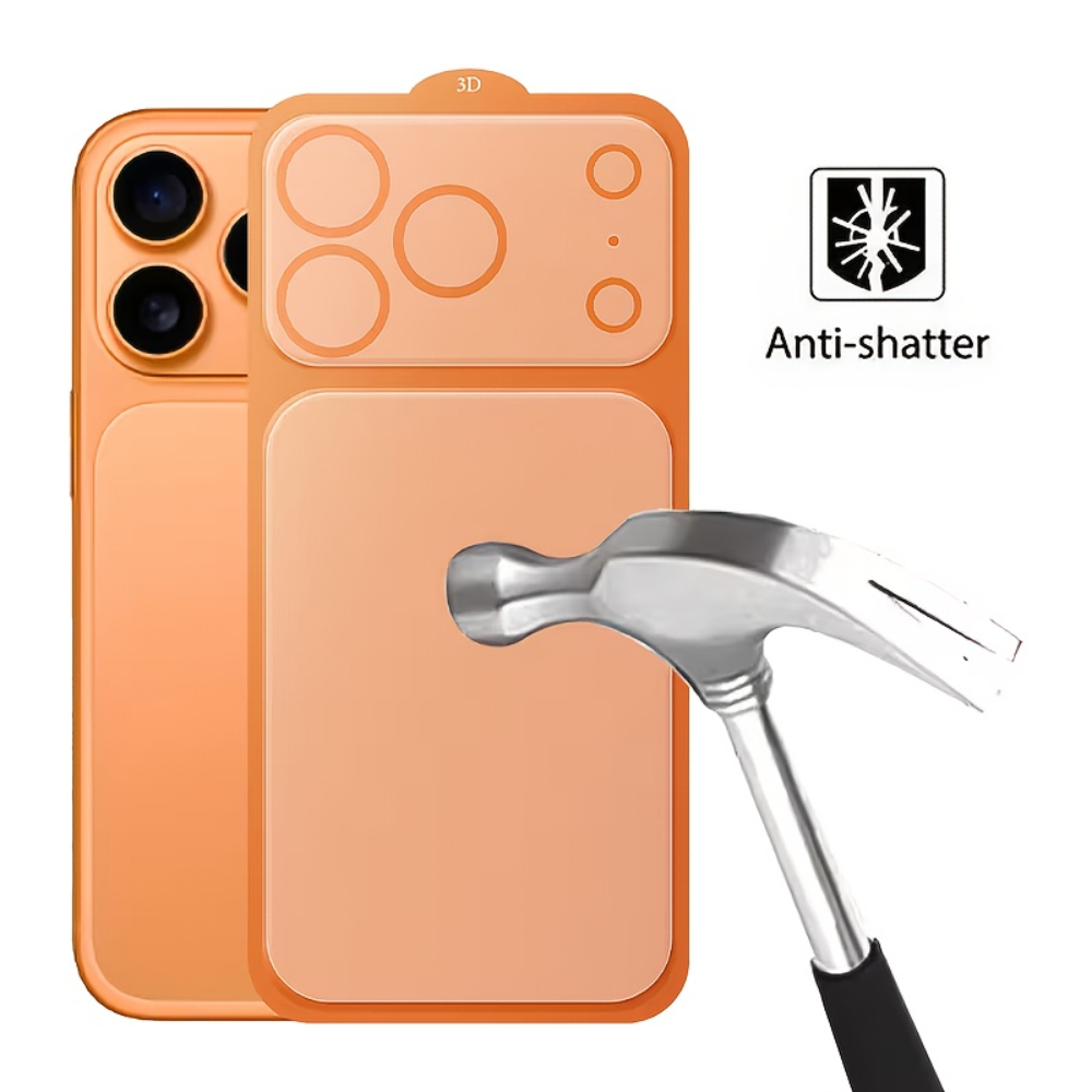 NNBILI 2 Stück matt, weiche Hydrogel-Rückseite, Displayschutzfolie mit Objektivschutzfolie für iPhone 17 Profi Max, einfache Installation