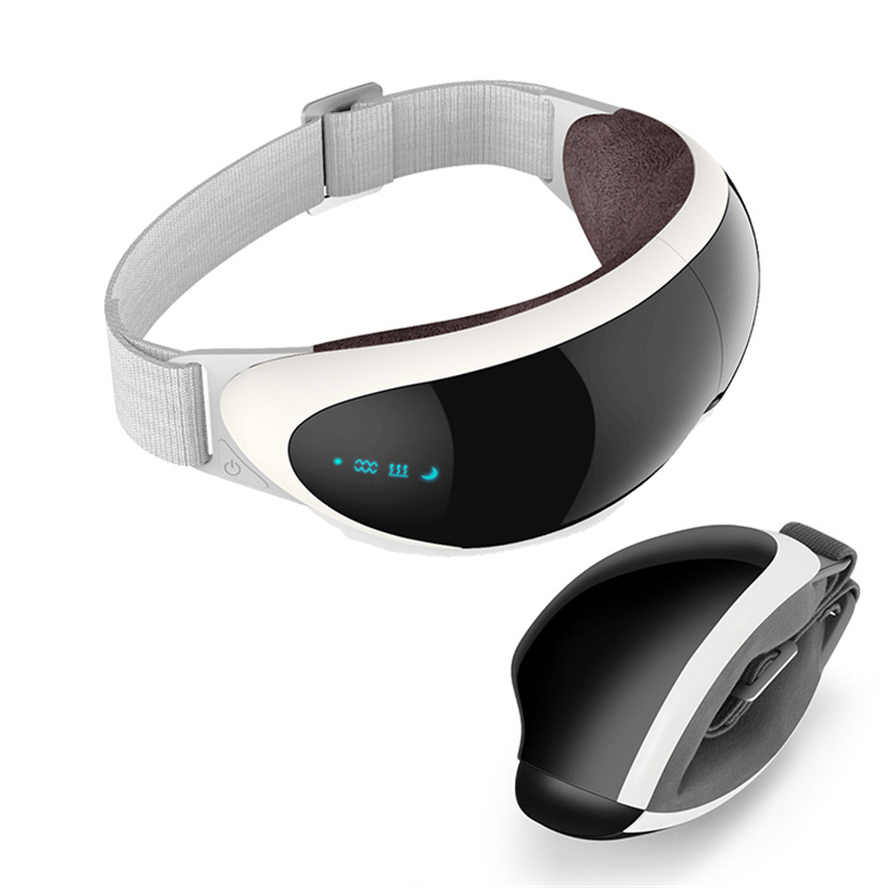 4D Visual Smart Electric Eye Massager Glasses Wireless Air Compression 42℃ Eye Massage Relieve Eye Fatigue Massage