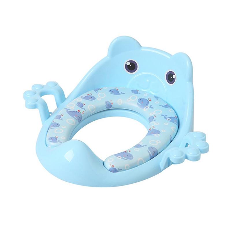 Baby toilet potter rejse potte sæde børn potte sikker komfort bekvemmelighed sæde armlæn træningsring komfortabelt toilet: D4