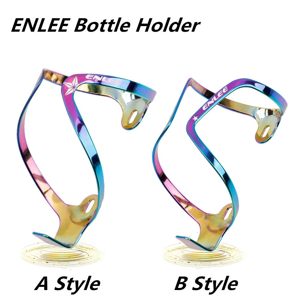 ENLEE 085 portabotellas MTB bicicleta Electroplate Color jaula para tetera ultraligera ciclismo portavasos accesorios de bicicleta