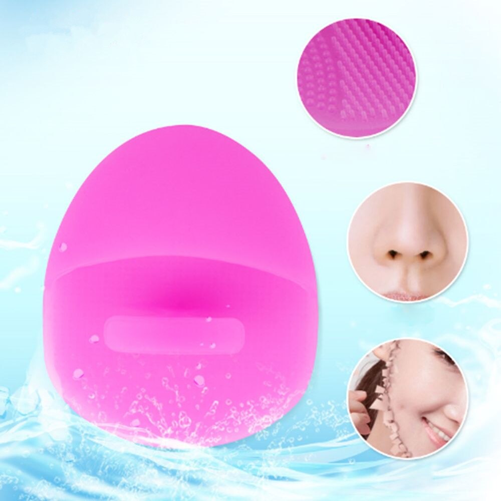 1pc handige siliconen vingerwaspads, borstels voor het gezicht, exfolianten voor het verwijderen van mee-eters, gezichtsreinigingsscrubs, make-uptools