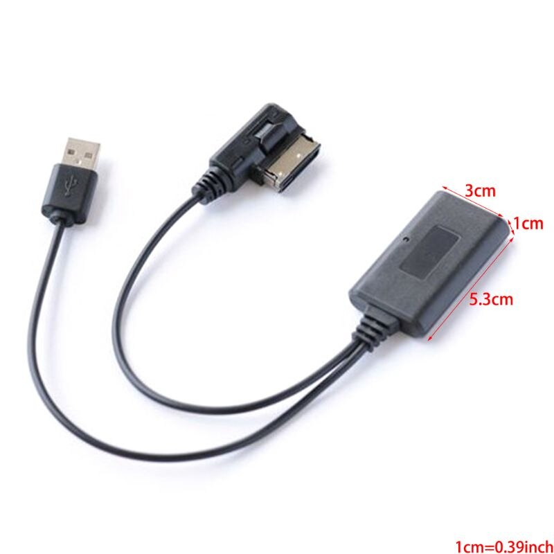 Coche Bluetooth compatible con USB Aux Cable receptor adaptador AMI MMI 2G para