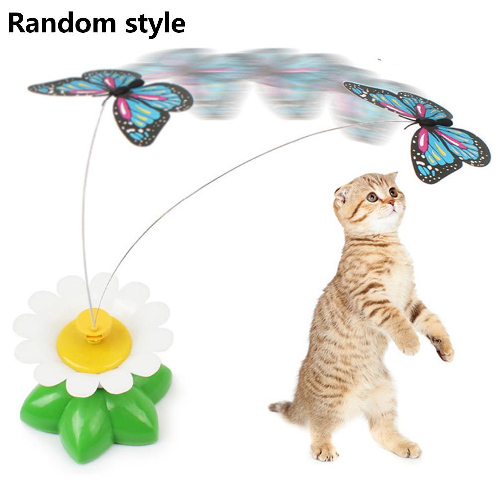 Jouet de chat électrique rotatif oiseau volant drôle papillon jouet interactif exercice chaton jouet pour chats de compagnie