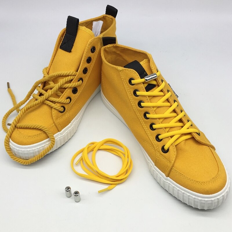 Sistema de cordones rápidos para zapatos, 1 par, cierre de metal, sin cordones