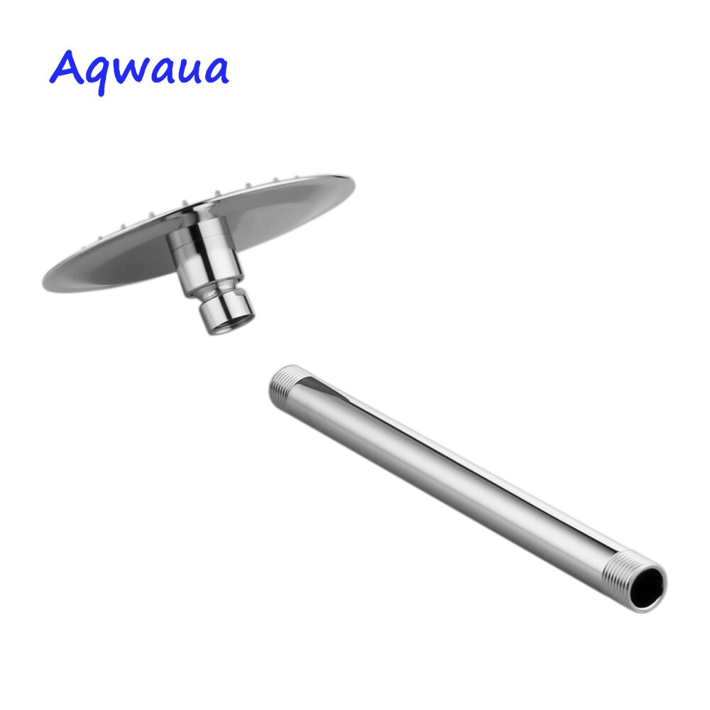 Aqwaua Bathroom Shower Arm Ceiling Mounted Shower Head Connector Bathroom Concealed Install Roof Mounted Accessories Bag