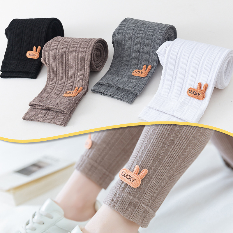 Nuovi Leggings primaverili e autunnali per bambini moda coreana tendenza dei cartoni animati ragazze comode abbigliamento esterno pantaloni in cotone