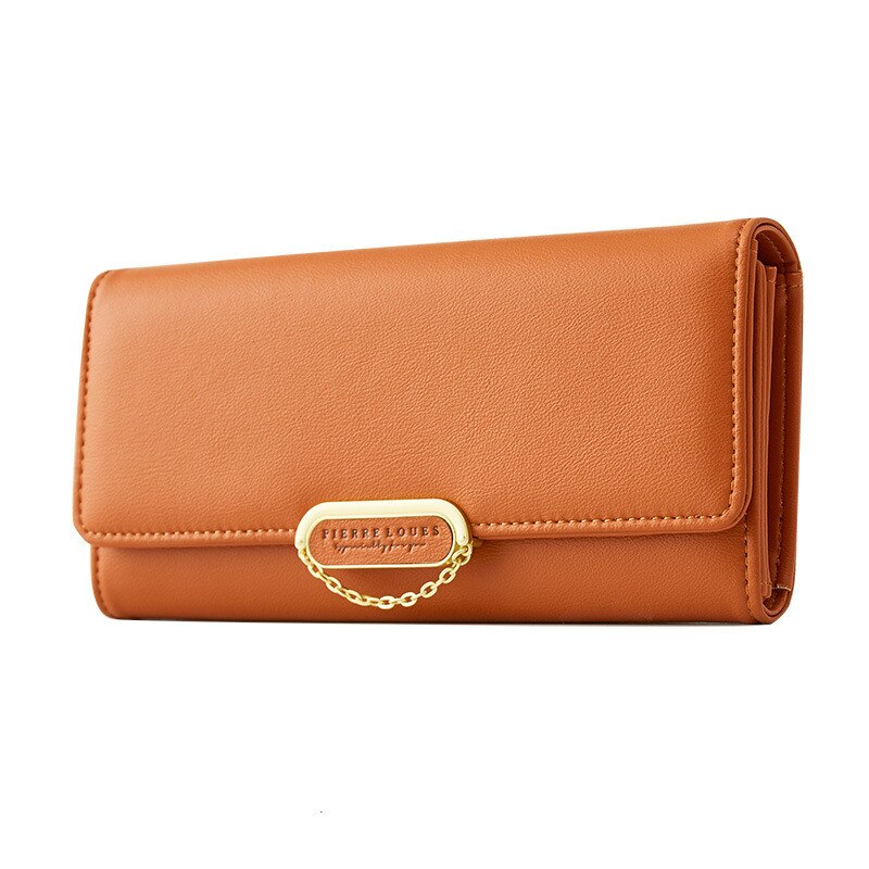 Frauen Brieftasche Einfache frauen Kupplung in Mikrofaser Leder Koreanischen Lange Brieftasche brieftasche