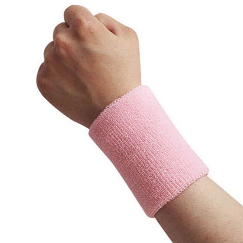 1pcs Sport Protect Wrist Sleeve Gym Sweatband Fitness Run Sweat Band 8*7.5 CM