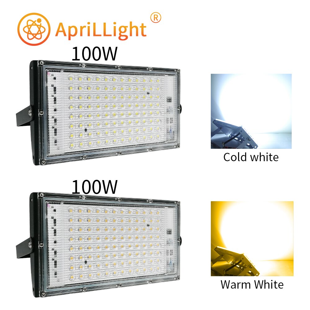 100W Led Flood Light AC 220V 230V 240V Outdoor Floodlight Spotlight IP65 Waterproof LED Street Lamp Landscape Lighting