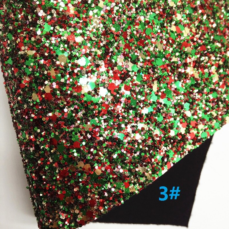 Kerst Glitter Stof, Tartan Synthetisch Leer, dots Faux Stof Lakens Voor Boog A4 21X29 Cm Twinkling Ming XM021A: 3