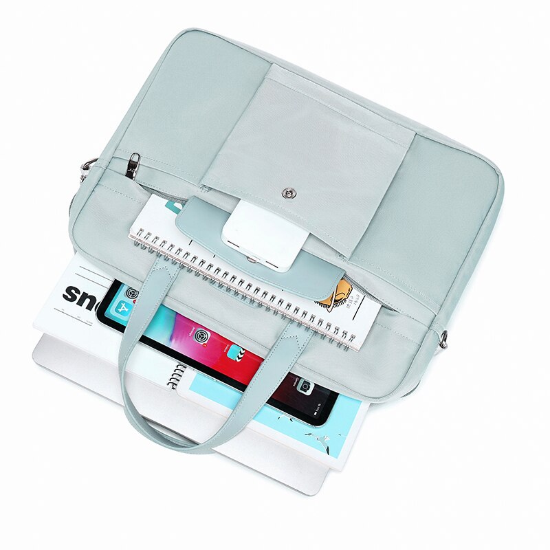 Office Women Laptop Briefcase Computer Bag Business Document Organizer Ipad Tote Ladies Handbag Messenger Purse Strap