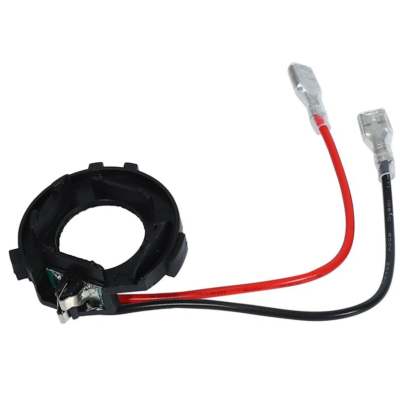 Bombilla de Xenon H7 HID, bombillas de faro delantero de coche, adaptador de soporte de Base para Tiguan/Golf 6 7/Scirocco/Sharan/Touran