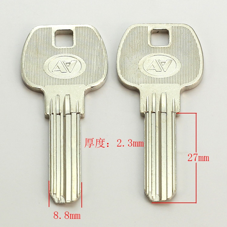 AV Computor dubbele rij blanco sleutel B386 Huis Thuis Deur Key blanks Slotenmaker Levert Blanco Sleutels