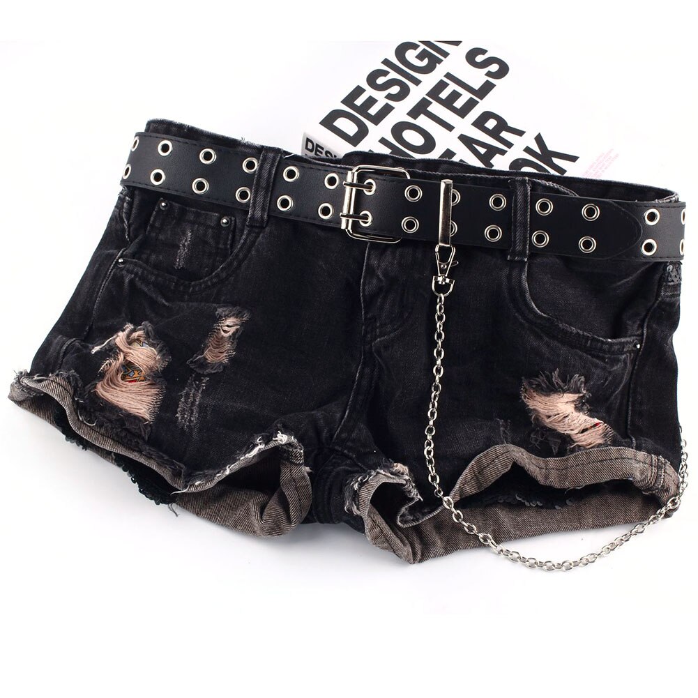 Cinturón con agujeros de doble fila para hombre y mujer, cintura de estilo Punk con cadena de ojal, cinturón decorativo para pantalones vaqueros
