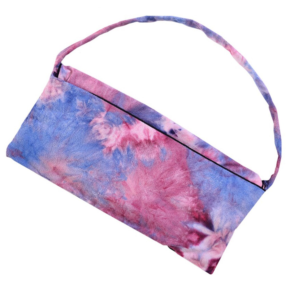 Sun Foldable Microfiber Lounge Chair Cover Pocket Portable Bath Patio Tie Dyeing Pool Beach Towels Bag Outdoor