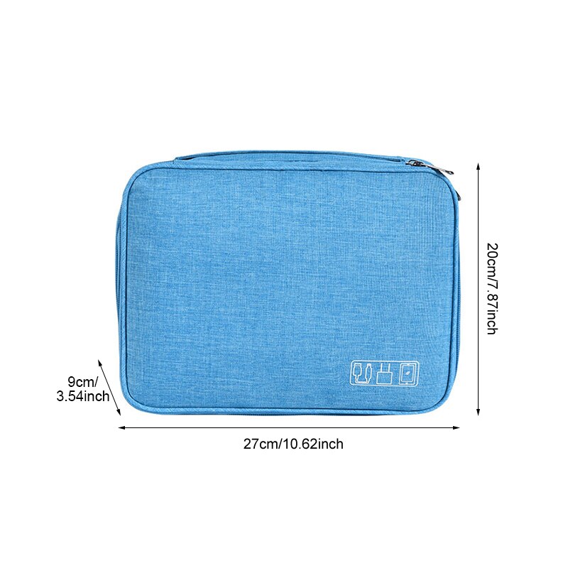 Waterdichte Reizen Opbergtas Elektronische Digital Organizer Bag Usb-kabel Oortelefoon Gadget Reizen Opslag Datakabel Organisator
