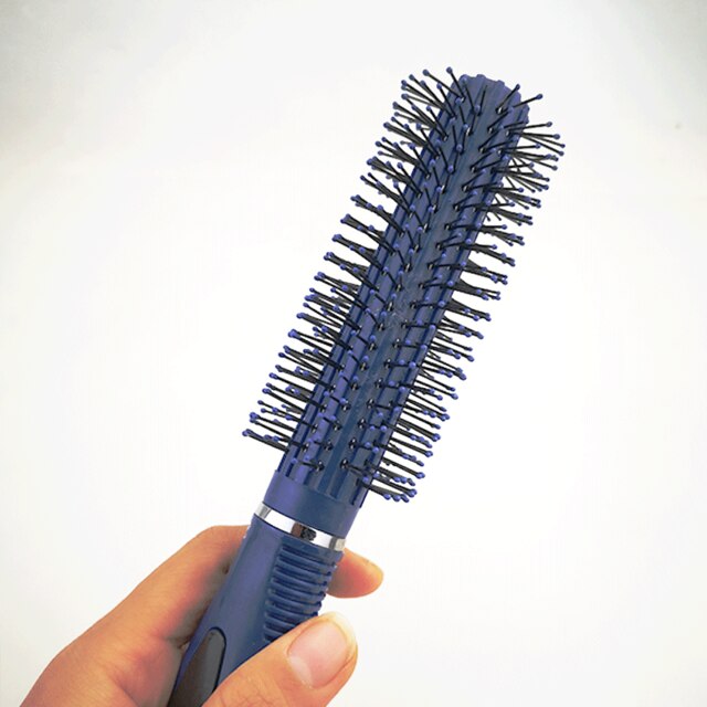 Isheeny metall stift svans kammar salong hår kam svart råtta för styling frisör utjämning kam kam för klippning: Lila