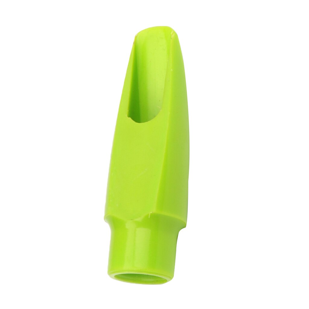 Plastic Alto Sax Saxofoon Mondstuk Cap Bescherming Muziekinstrument Accessoire 3.54x1.10inch: Green