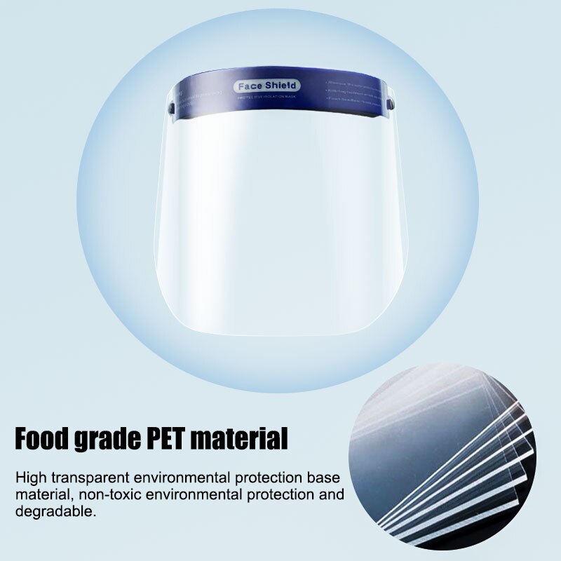 2/4/10 Pcs Protective Full Face Shield Safety Isolation Visor Eye Face Protector Facial Cover DAG-ship