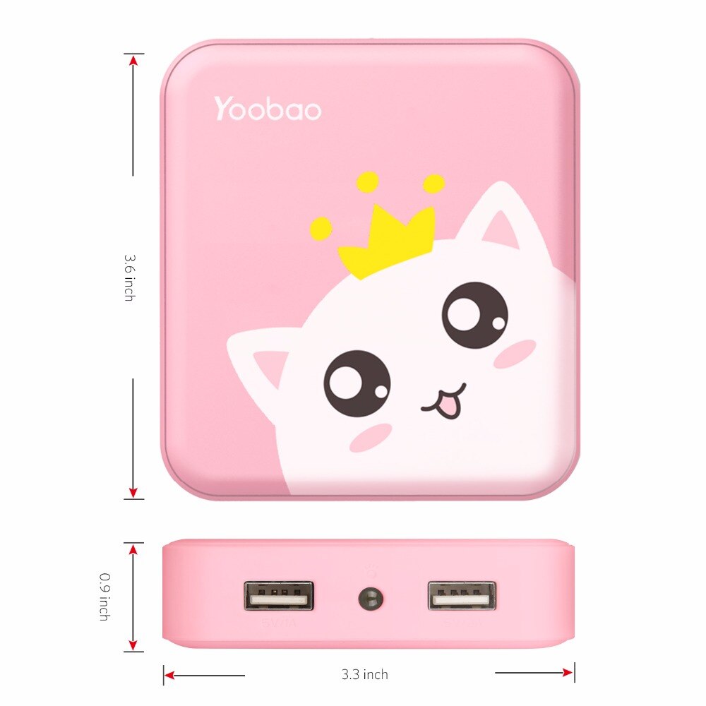 Yoobao Leuke PowerBank 10000 mAh Voor Xiao mi rode Mi mi power bank draagbare Oplader 10000 Mah Poverbank voor iphone 7 6 Plus 5 4 Telefoon