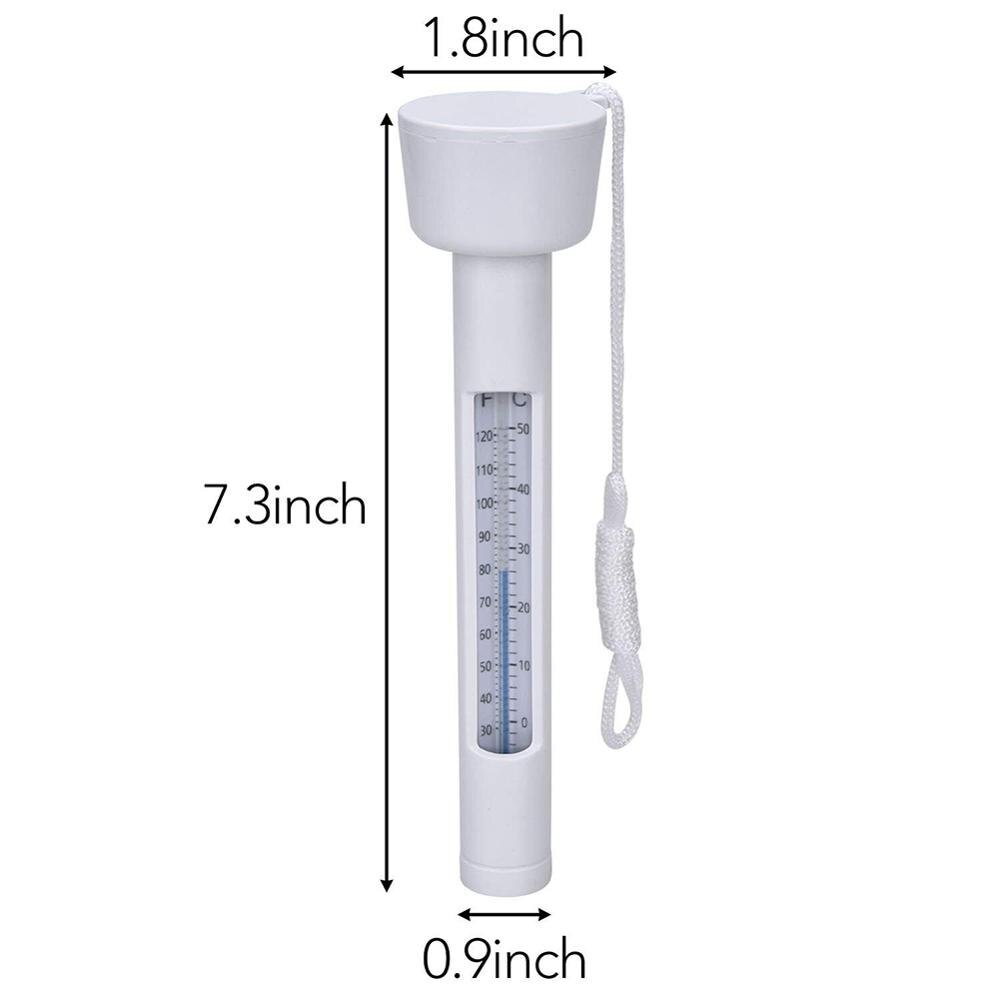 Multi-funzionale Struttura Classica Portatile Piscina Termometro Tester di Temperatura Dell'acqua Spa Stagni di Pesce Galleggiante Sonda: T