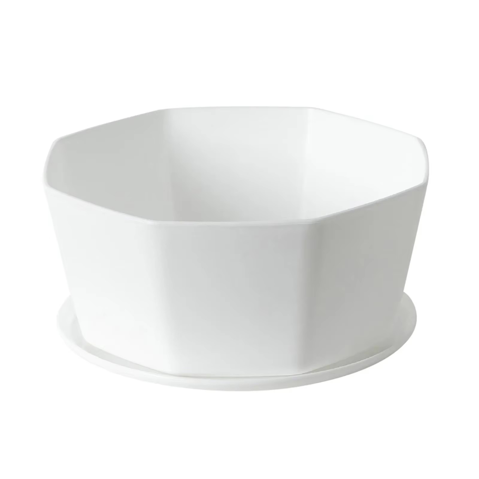 1PC succulent plant flowerpot large caliber flowerpot: WHITE