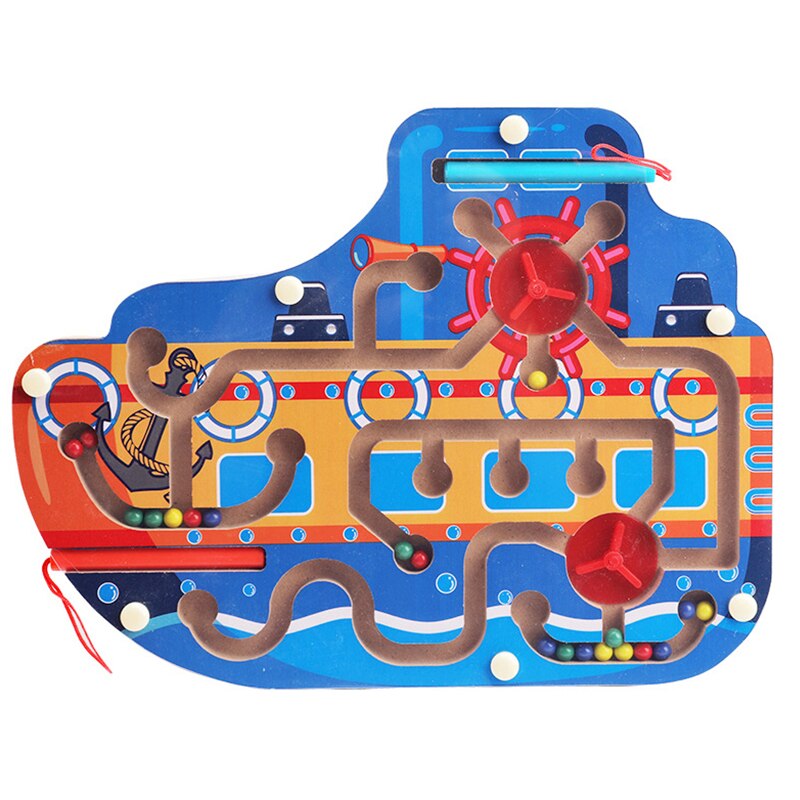 Große Größe Ebene Würfel Puzzle Labyrinth Spielzeug Spiel Holz Magie Spiele Magnet Für freundlicher Erwachsene Würfel Puzzle Bildung Gleichgewicht Magnetische Labyrinth