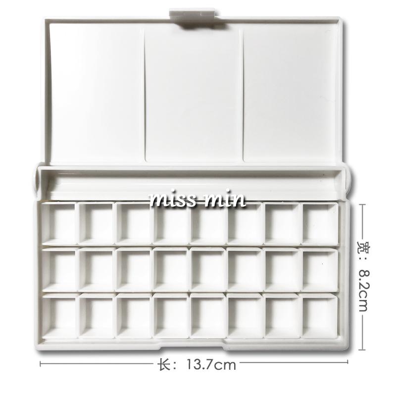 24-colour Plastic Box Acrylic Box Watercolour Pigments Box Half 2ml Watercolour Sub-packed Pigments Receipt Empty Box: 3