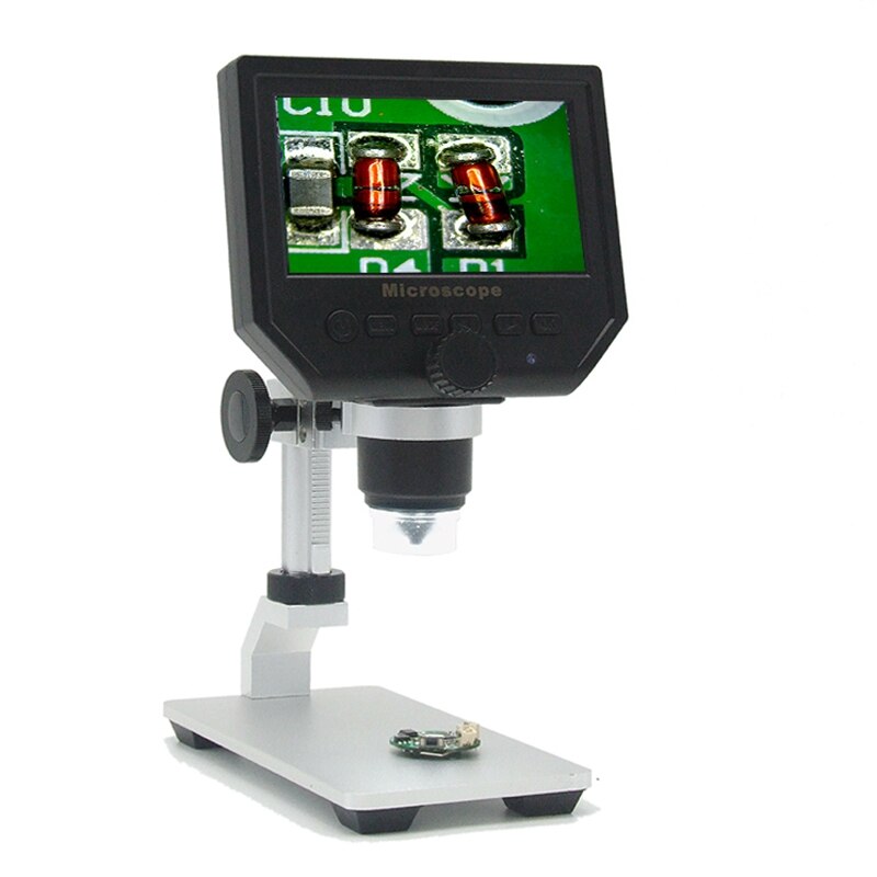 Microscope numérique, 600x4.3 pouces HD LCD, outil de soudage, vidéo électroniques, caméra loupe sur support USB bga réparation de téléphone