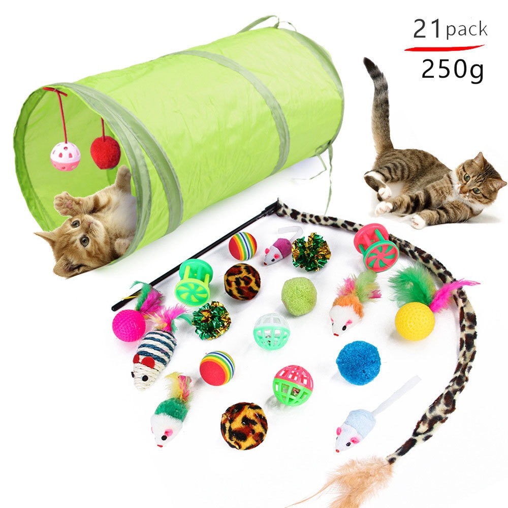 Cats Toy Channel Funny Stick Pets Cat Tunnel Toys Mouse Balls Pet Products Mouse Supplies Mascotas Gatos Rascador Gato Kat: No.1 Suit