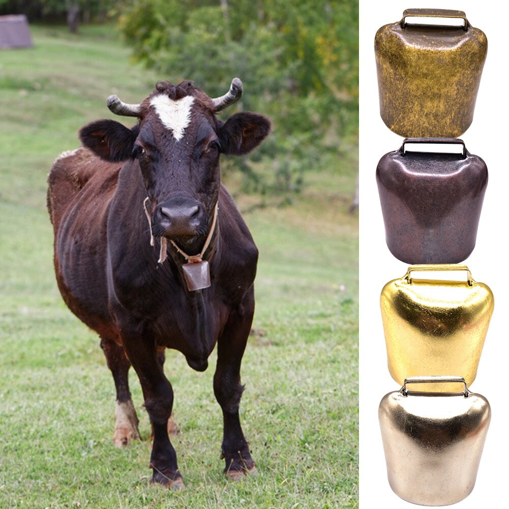 Livestock Cow Horse Sheep Cattle Grazing Bell Upgraded Version Anti Lost Loud Bell Anti Theft Metal Bell Farm Animal Supplies