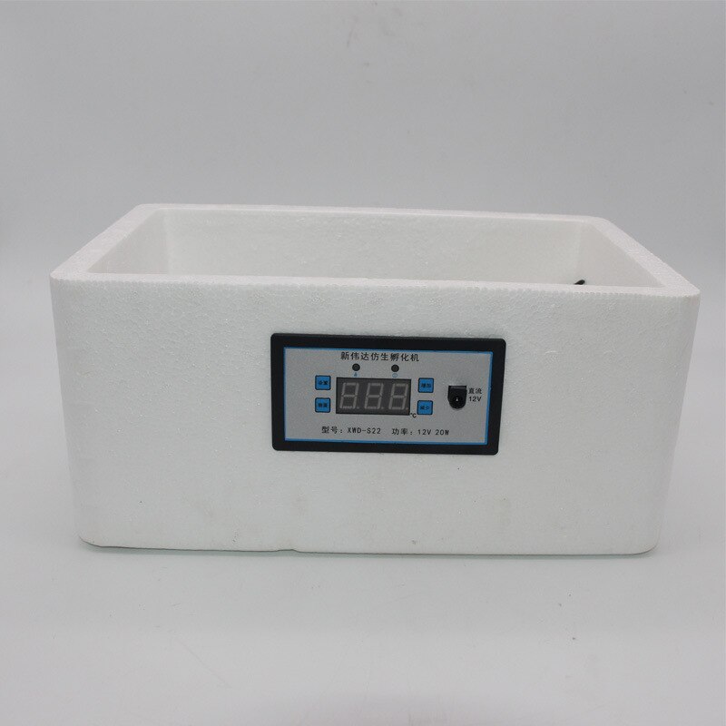 Incubadora biónica silenciosa de ahorro de energía EPS, herramientas de incubación portátiles de 22 huevos, 12V/25% V, Mini termostato, 220