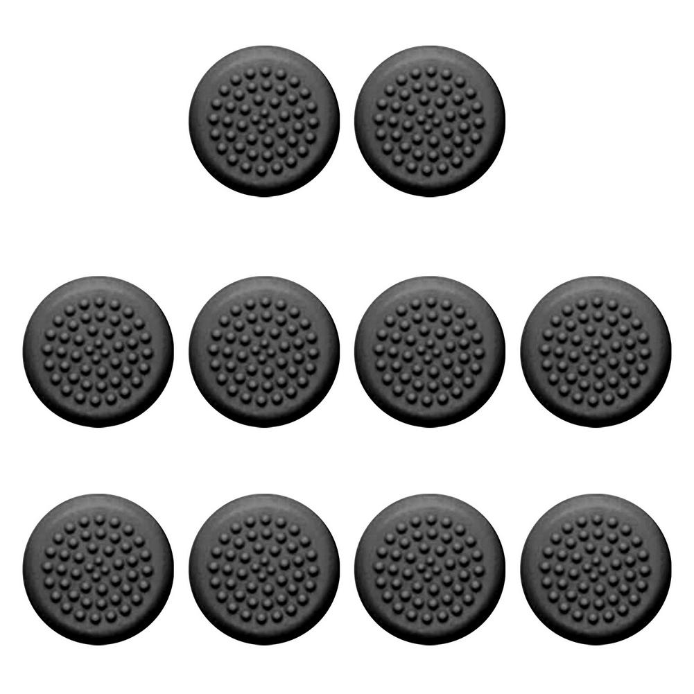 10 Uds. De tapas de silicona para mando táctil VR, tapas de tamaño único para Oculus Quest 1 / 2 /Quest Rift S VR Controller #: Black