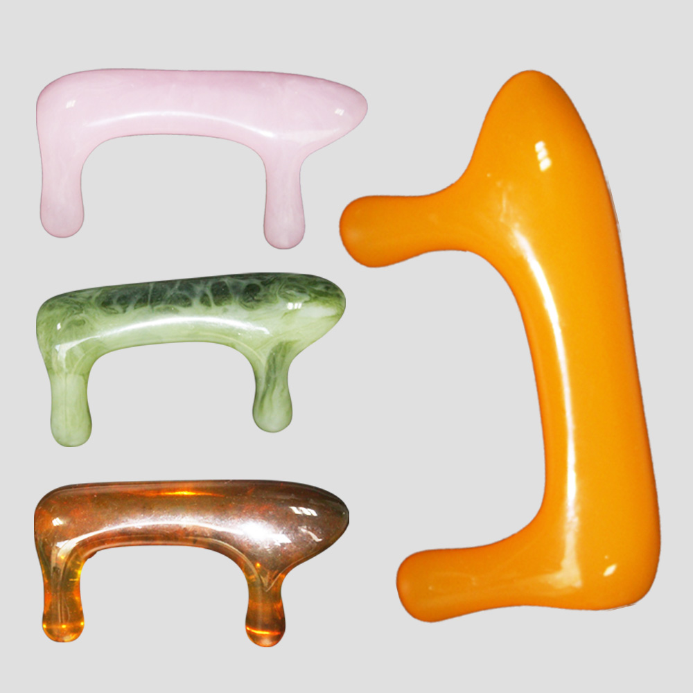 Chinese Traditional Acupuncture Back Massage Neck Scraping Plates Gua Sha Board Beeswax Scrape Therapy Spa Cute Dog Shape