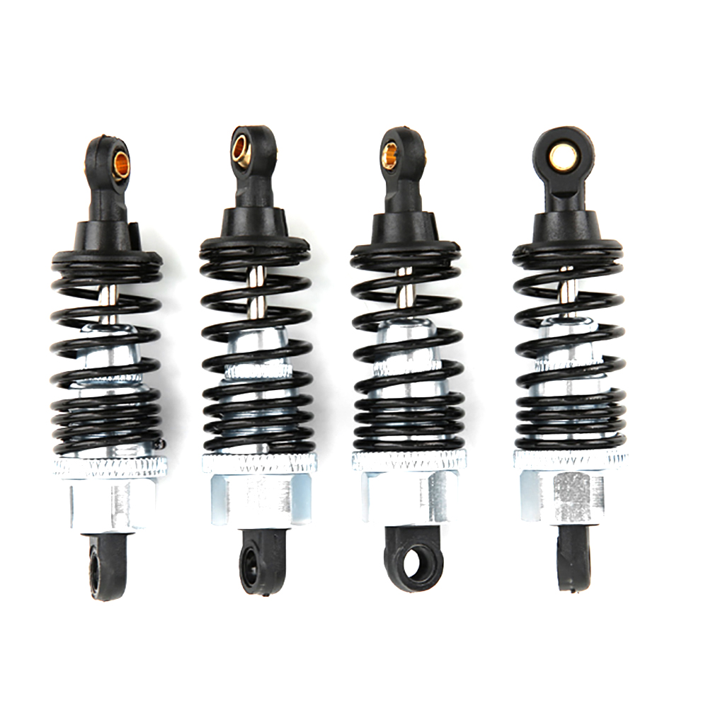 Amortisseurs en aluminium 68mm/98mm /108mm, 4 pièces, pour HSP HPI 1/10 échelle RC voiture sur route Monster Truck tout-terrain Buggy: Orange