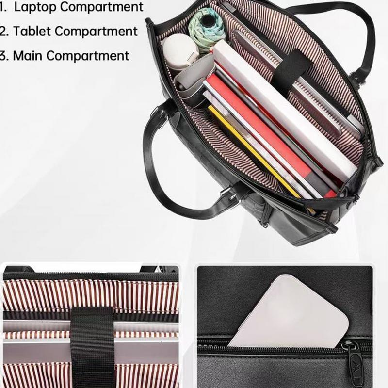 Bolsa tote com compartimento para almoço, bolsa para laptop com compartimento para lancheira, suporte para computador, frutas, bebidas, lanches, recipiente