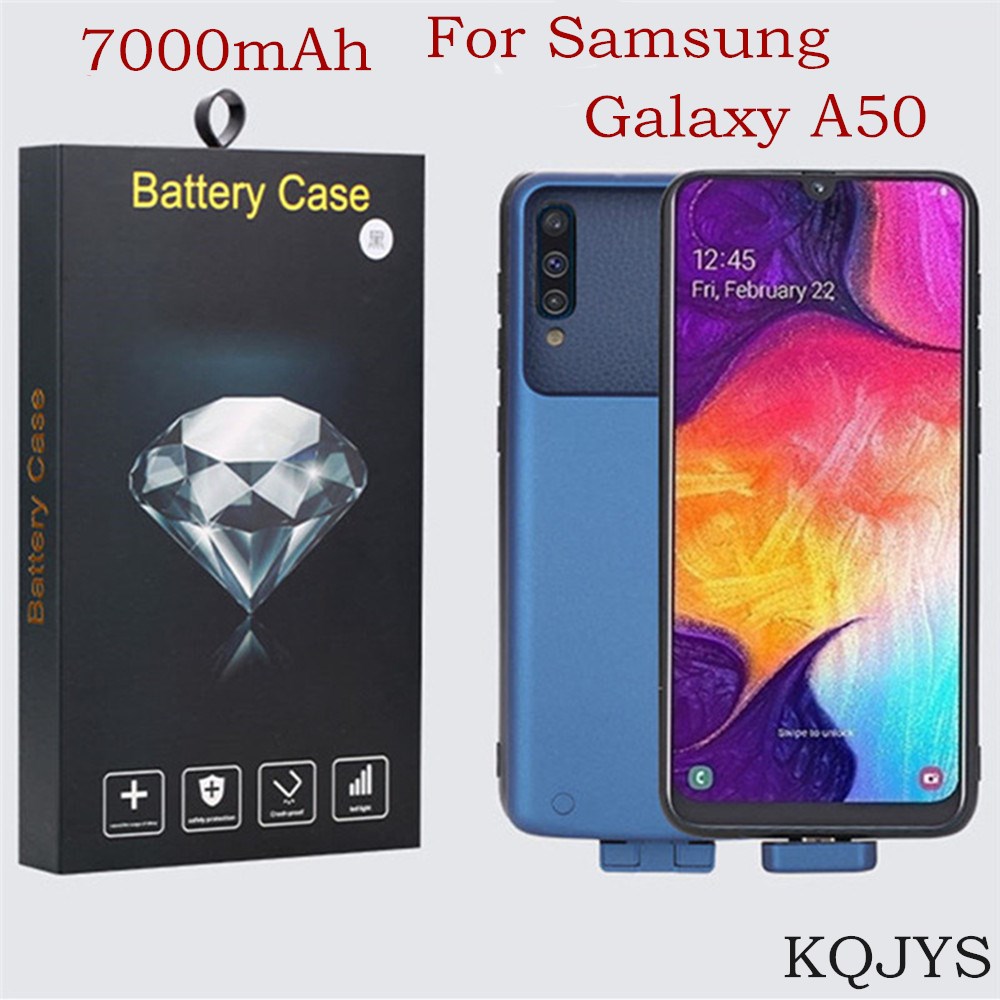 7000mah capa de carregamento magnético caso de energia para samsung galaxy a50 bateria caso power bank carregador de bateria casos para galaxy a50