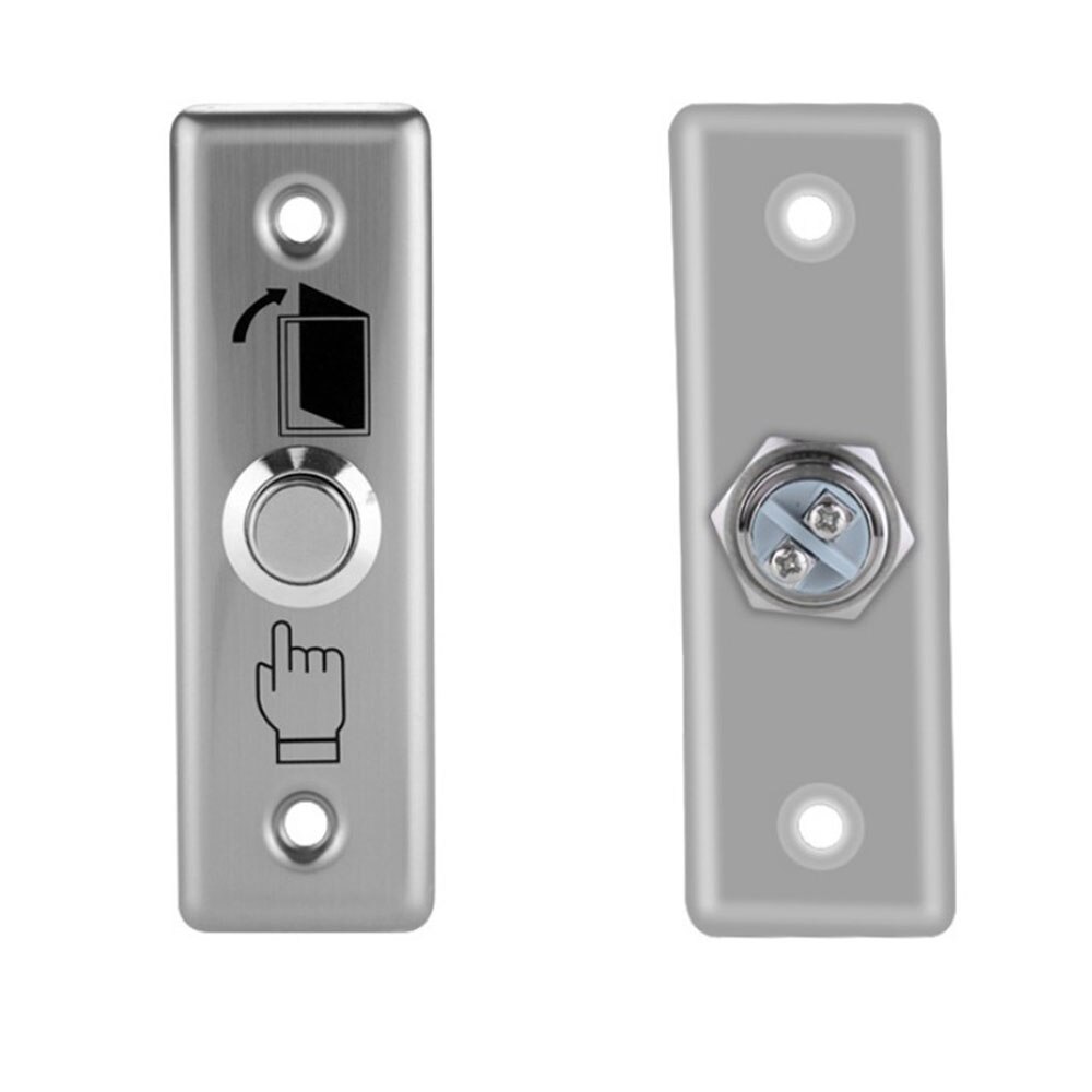 Stainless Steel Exit Button Push Switch Door Sensor Opener Release For Magnetic Lock Access Control Home Security Protection
