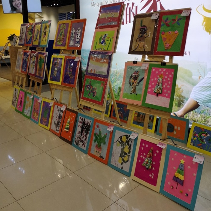 5 Sheets 8x10 Picture Frames for 5x7 Photos Mats and Backing White Picture Mats Decoration Paper Photo Frame Set