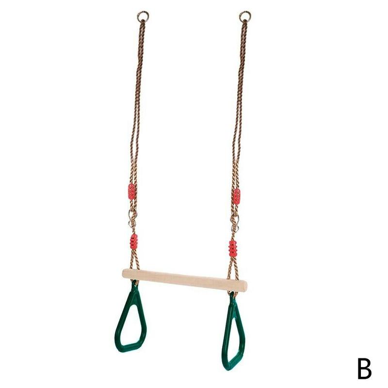 Columpio para niños, cuerdas ajustables para asiento de árbol, cuerda resistente, Columpio de juego, 2M: B