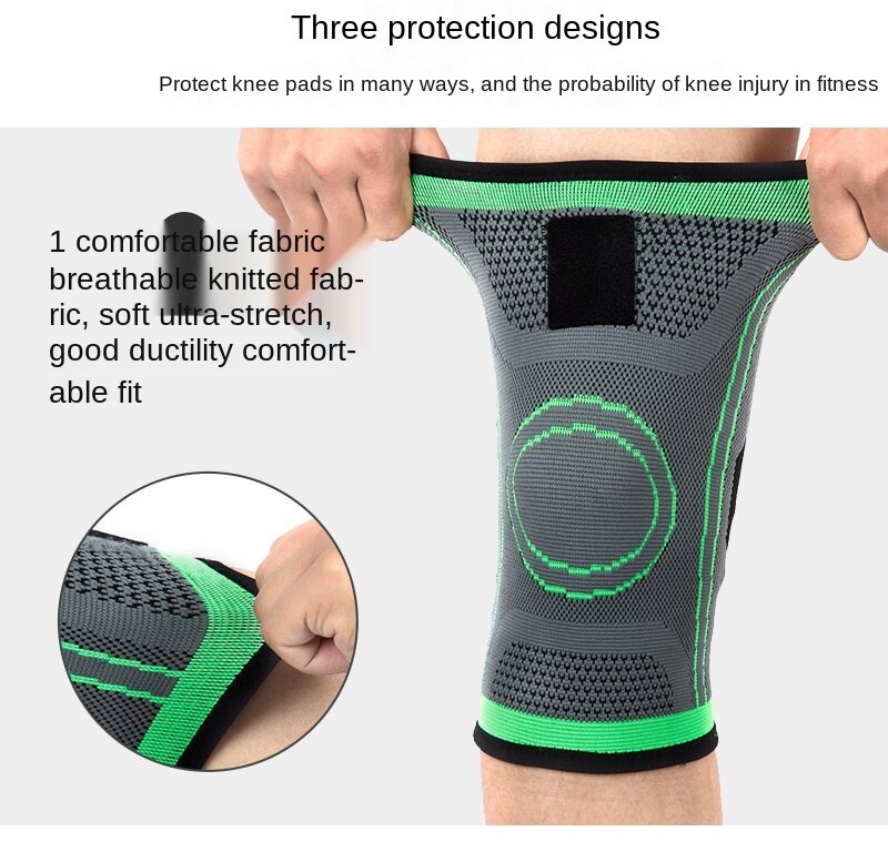 Ginocchiere a gomito regolabili personalizzate del produttore/ginocchiera manica a compressione coppia supporto per ginocchio/supporto per articolazione del ginocchio