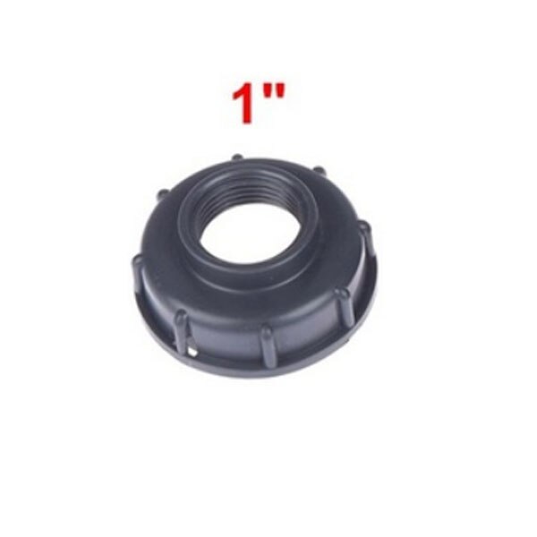 Durable water IBC Tank fittings S60X6 Coarse Threaded Cap to 1/2"" 3/4"" 1"" garden hose Adaptor Connector Tank Adapter: 1