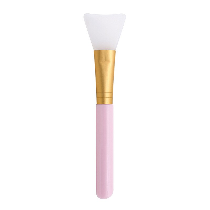 3 pièces Silicone masque Facial brosse, masque beauté outil Silicone souple visage boue masque applicateur bricolage beauté maquillage brosses: pink