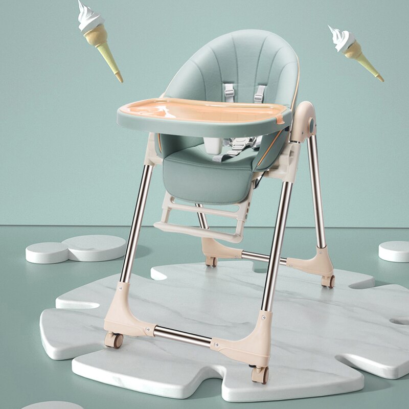 Baby højstol til fodring multifunktionelle baby børn høj stole sikkerhed spædbarn spise foderstol til